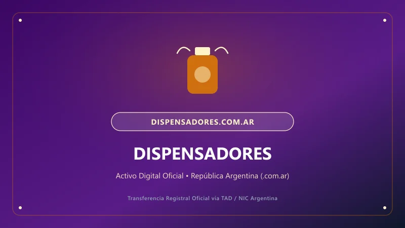 Composición visual de Dispensadores para el portal dispensadores.com.ar